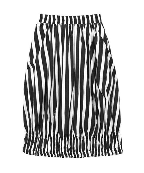 Striped Cocoon Skirt